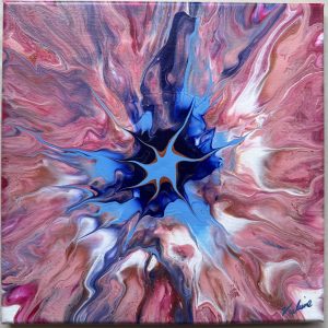 Blue Star Bursting Forth